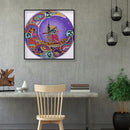 DIY Part Special Shaped Diamond Painting Kit 5D Rhinestone Clock Home Decor