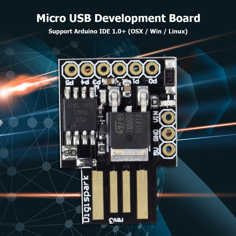 Digispark Kickstarter ATTINY85 Mini Module DC 5V Micro USB Development Boar