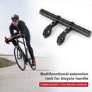 Bicycle Handlebar Extender Bike Headlight Clamp Extension Bracket (Black) Newly