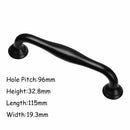 6PCS Aluminum Alloy Cabinet Home Drawer Door Knob Pull Handle Cupboard Furniture