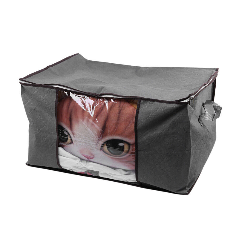 Non-woven Foldable Bag Large Capacity Waterproof Blanket Sorting Bags for Closet