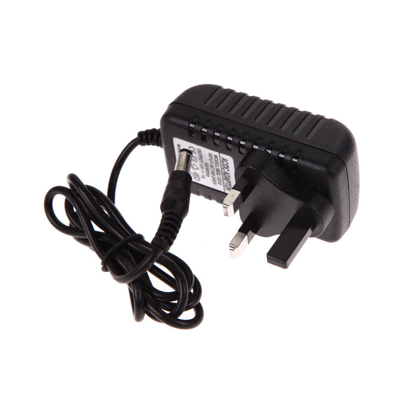 AC 100-240V Converter Adapter DC 5.5 x 2.5MM 12V 1A 1000mA Charger UK Plug