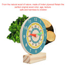 Montessori Children Wooden Digital Clock Teaching Aids Enlightenment Clocks Toys