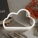 LED Cloud Neon Light Sign Night Lamp Wall Decorative Party Decor (White) Newly