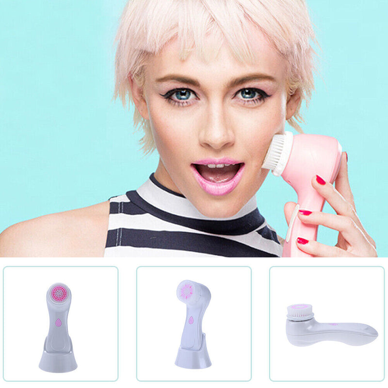 Electric Face Washing Brush Deep Cleansing Vibration Face Skin Massager-160161