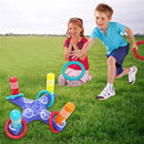 Inflatable Cross Ring Water Game Float Swim Pool Play Toys with 4 Circles