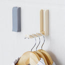 Adhesive Space Saving Clothes Hanger Hat Racks Key Hanger Foldable Hanging Hook