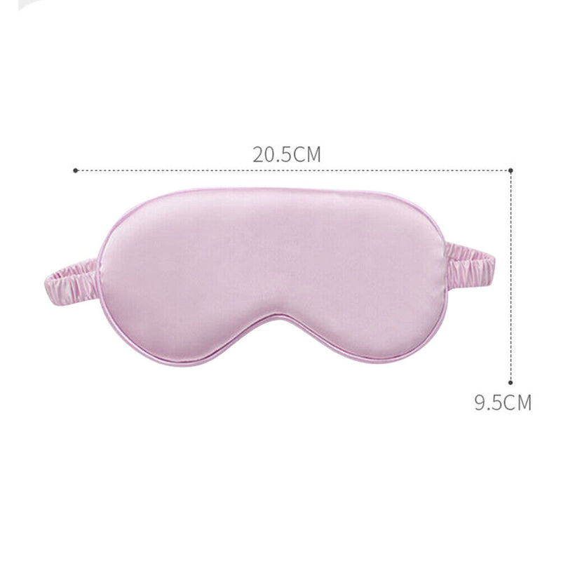 Silk Sleeping Eyepatch Headband Hair Tie Help to Sleep Aid Blindfold for Rest