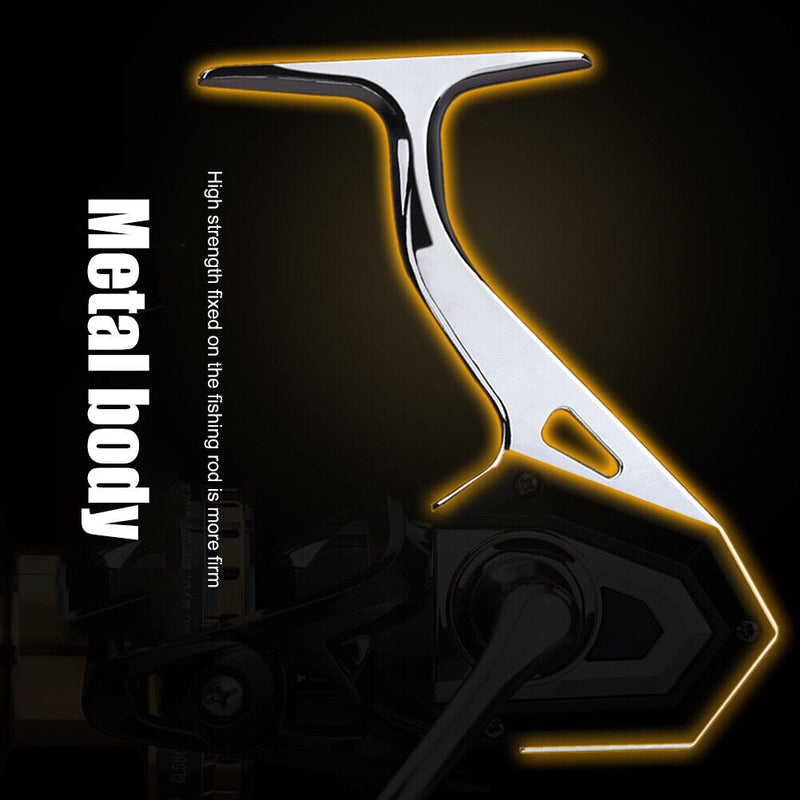 Spool Fishing Reel 4.6/1 Max Drag 12kg Spinning Long Casting Wheel (GL7800)