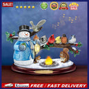 5D DIY Full Round Diamond Painting Snowman and Animal Mosaic Kits Wall Art