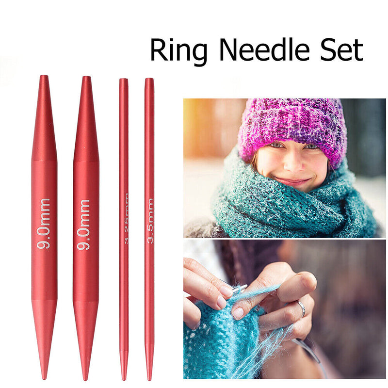 13 Pairs Knitting Tools Sweater Needles DIY Hand Sewing Crochet Knit Set Newly