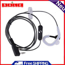 2-Pin Interphone Earphones Headphones PTT MIC Headphones Earphones Single Ear BAOF