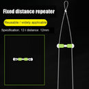 10x Double Hook Fish Hook Fixed Distance Splitter Anti-wrap Beans (12mm) Newly