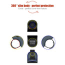 Portable Electronic Counter Ring USB Rechargeable 9-Digit Clicker (Black)