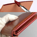 Dual-purpose 2 Brass Head Leather Edge Oil Gluing Dye Pen Paint Roller Tool