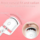 Heated Eyelash Curler Electric Lash Curler w/ Silicone Heating Pads Lasting`