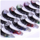 Individual Eyelashes False Eyelahes DD Curl 8D Mink Lashes Mixed 7 Color