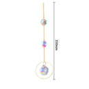 1/5pcs Moon Sun Heart Ball Light Catcher Home Courtyard Hanging Rainbow Mak