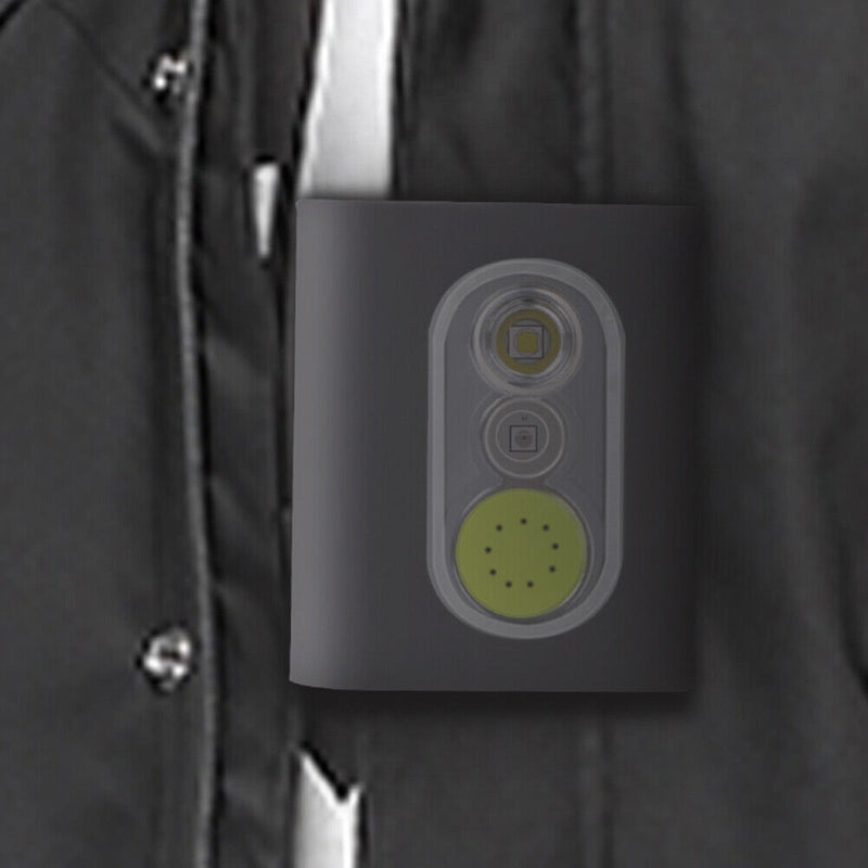 XPG+COB LED Running Clip Light Waterproof 400lm Safety Jogging Night Pocket