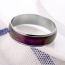 Women Men Temperature Change Color Emotion Feeling Stainless Steel Ring (7)