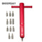 BIKERSAY 2-8Nm Adjustable Torque Wrench Bike Spanner Hand Tools Kit (Red)