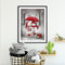 Umbrella Snowman Drawing Frameless Oil Paint by Numbers Canvas Home Decor Newly