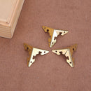 12pcs Metal Carve Jewelry Box Corner Protector Furniture Decorative Bracket
