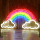 USB Powered Neon Sign Light Acrylic LED Wall Hanging Lamp Decor (Rainbow) Newly
