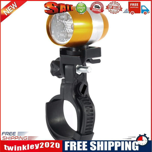 Bicycle Front Head Light 6LED MTB Fork Handlebar Safety Night Lamp (Yellow)