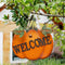 Halloween Hanging Sign Pumpkin  Plaque Sign Door Sign Welcome Hanging Brand,