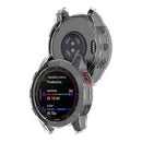 Watch Protective Frame Shell Case for Garmin Fenix 7 (Transparent White) Newly