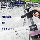 Manual Spray Gun Water Jet High Pressure Spray Bottle Watering Can Foam Kettle