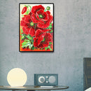 Special Shaped Drill Needlework DIY Happy Flowers Diamond Painting Mosaic Set