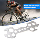 15 in 1 Bicycle Wrench 5-17mm Bicycle Spoke Wrench Steel Install Repair Tool Kit