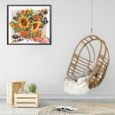 11CT Full Cross Stitch Sunflower Basket Counted DIY Embroidery Kit Cotton T
