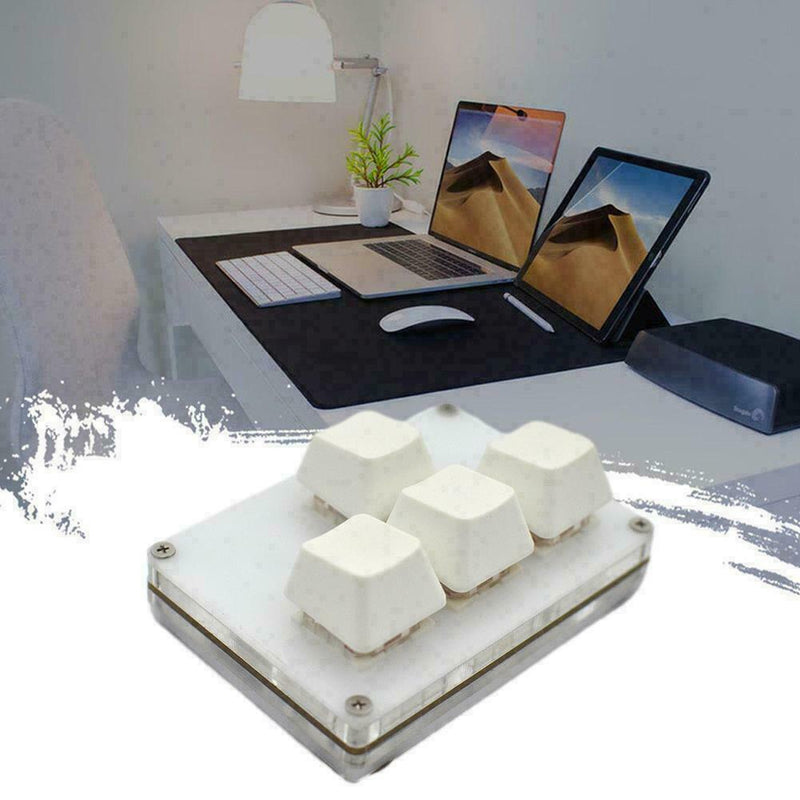 4-key Mini Keyboard Function Key For DIY Custom Shortcuts C8V7 Best Keypad W1M4