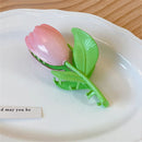 Headwear Girls Flower Hairpin Tulip Hair Clip Claw Clip Hair Accessories