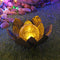 Solar Lawn Lamps Cracked Glass Ball Lotus Light Home Garden Decoration Lights