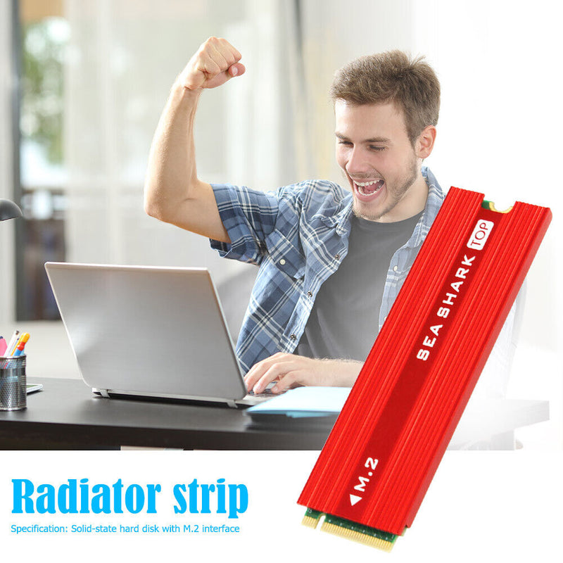M.2 NGFF/NVMe SSD Cooler Heatsink Aluminum Alloy HDD Thermal Cooling Pad Newly
