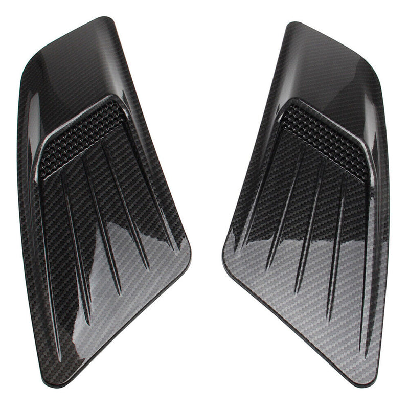 Hood Air Intake Scoop Vent Trim for Ford Mustang 15-17 (Carbon Fiber Look) Newly