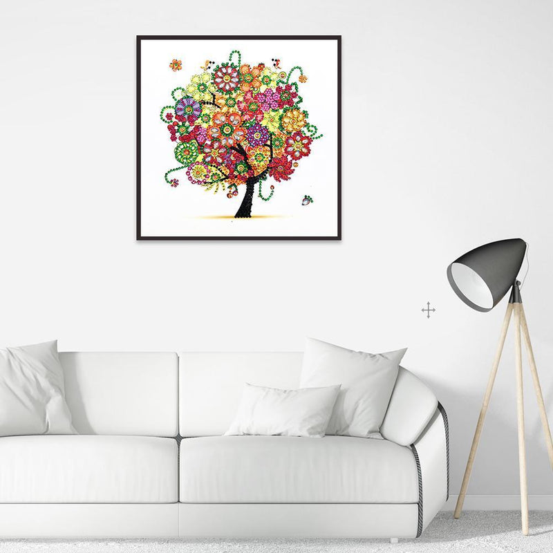 5D DIY Special Shaped Diamond Painting Tree Cross Stitch Mosaic Craft Kits