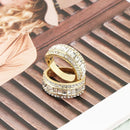 Exquisite Promise Womens Jewelry Diamond Ring Wedding Ring Christmas Gift
