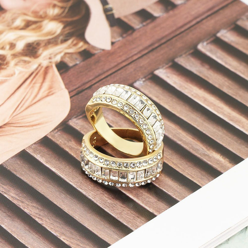 Exquisite Promise Womens Jewelry Diamond Ring Wedding Ring Christmas Gift