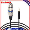 XLR 3pin Female to 3.5mm Male TRS Male Audio Converter Cable Audio