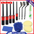 13pcs Car Automobile Detail Cleaning Brush Cleaner Air Outlet Rim Dust Remover
