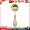 Sealing Wax Spoon Solid Wood Retro Wax Decorative Stamp Craft (Apricot) Newly