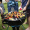 Outdoor Barbecue Fork Hot Dog Guys Grill Boy Girl Skewer Roaster Cooker (C)