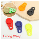 Tent Camping Survival Awning Clamp Tent Clamp Tarp Clips Canvas Anchor Gripper