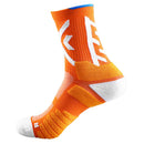 Men Compression Football Socks Sports Baseball Soccer Tennis Socks (Orange)
