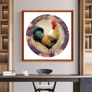 5D DIY Full Round Drill Diamond Painting Kit Rooster Animal Wall Art Craft Gi